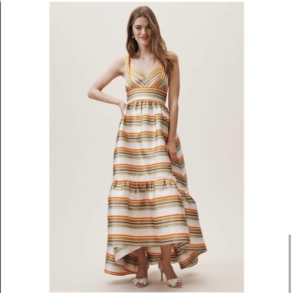 NWT Jill Stuart Sela Striped Evening Gown - Picture 7 of 8